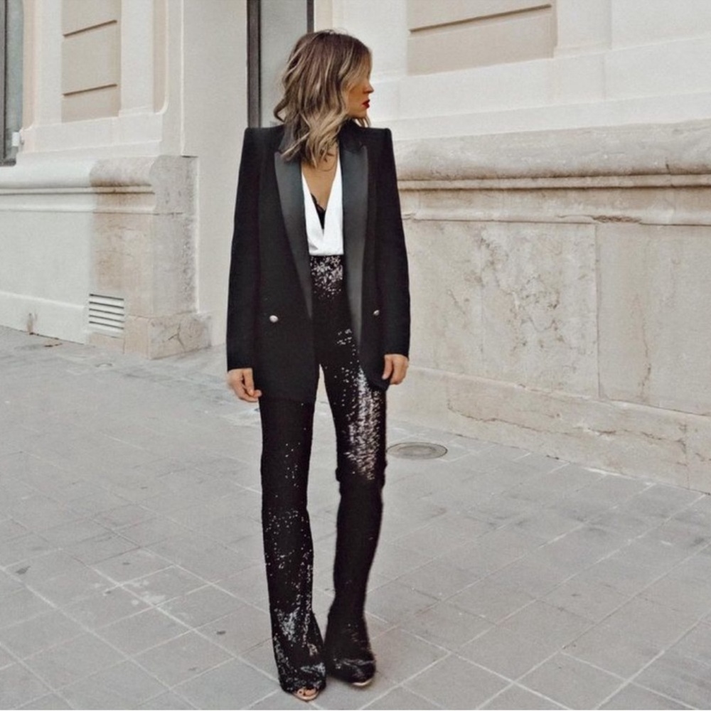 Zara Sequin Pants
